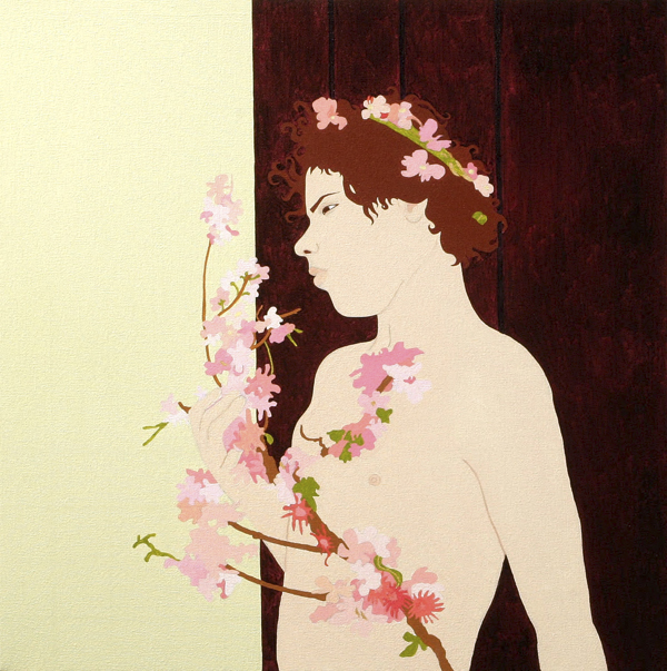 Anita Ragusa - Cherub with Flowers